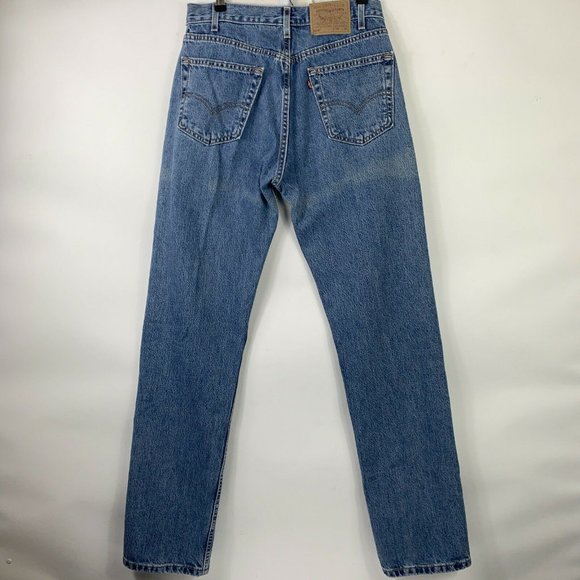 Vtg Levis 505 Red Tab USA Jeans Men Sz 34x36 - Picture 5 of 10